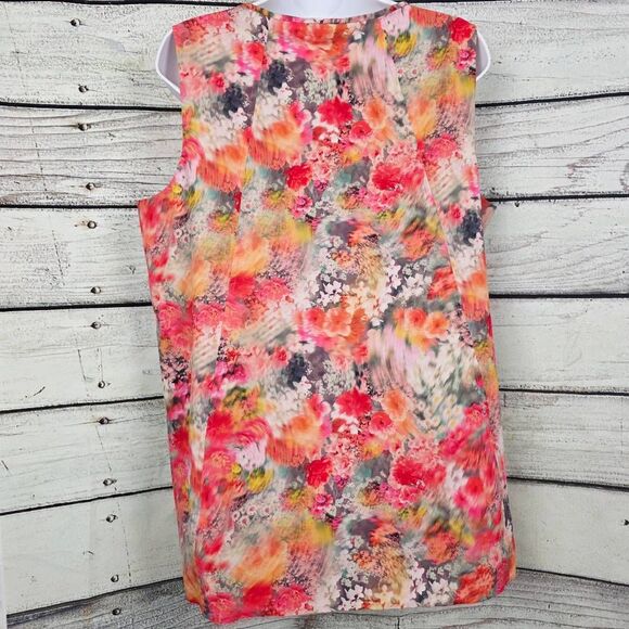 Athleta Refined Zephyr Floral Tank Top Large - Picture 5 of 8